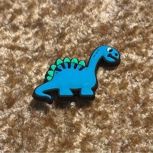 Kids Green and Blue Dinosaur Jibbitz Shoe Accessory New
